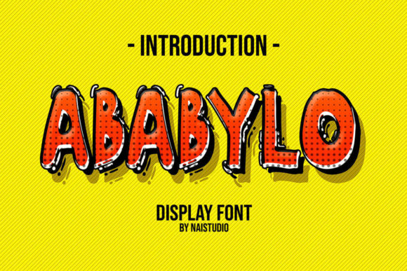 Ababylo Font: A Playful Display Typeface for Engaging Publications