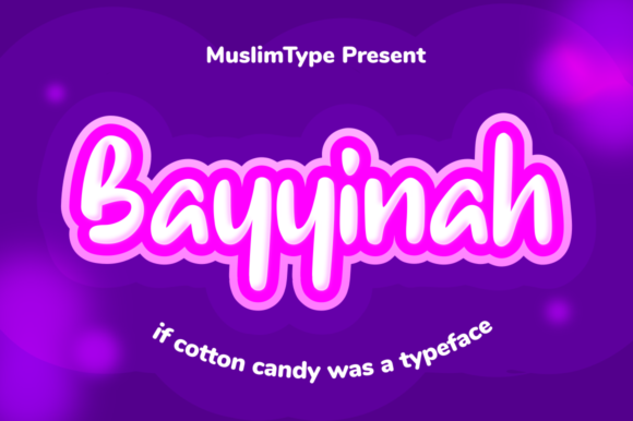 Bayyinah Typeface: A Joyful Display Font for Creative Branding
