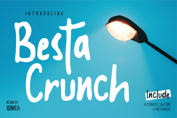 Besta Crunch Display Font for Vibrant Campaigns