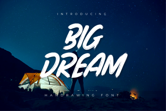 Big Dream: A Bold Display Font for Creative Projects
