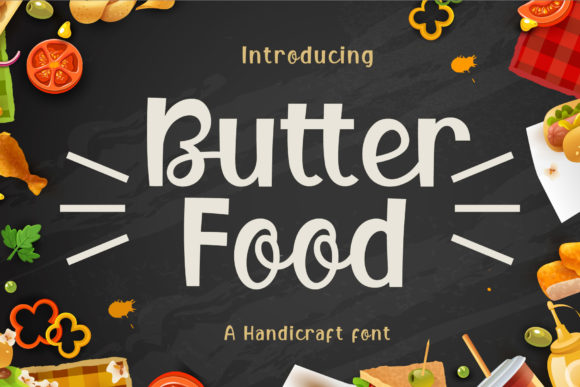 Butter Food: The Joyful Display Font for Handmade Brands