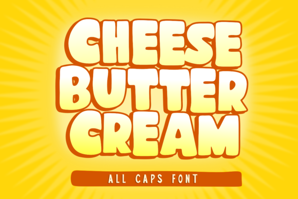 Cheese Butter Cream Font for Polished Web Design Projects