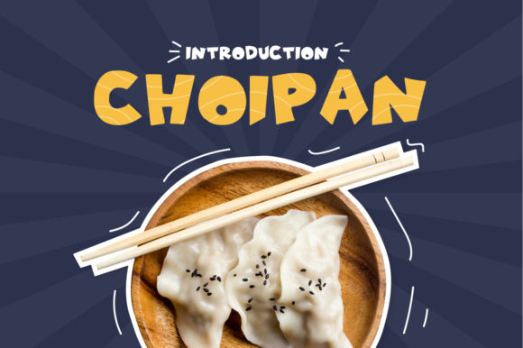Choipan Font: A Delightful Display Typeface for Food-Themed Content