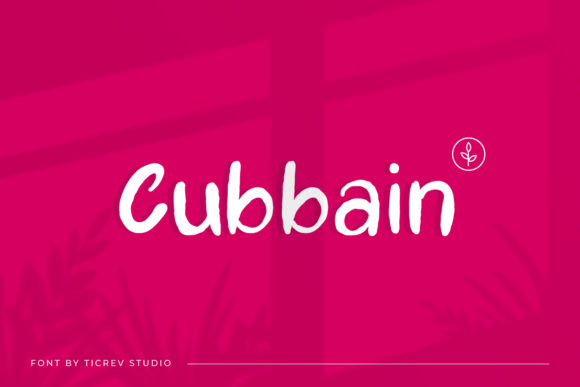 Cubbain: A Sweet and Friendly Display Font for Digital Design
