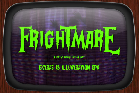 Frightmare Font for Chilling Editorial Design