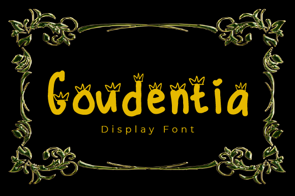 Goudentia Display Font for Small Business Branding