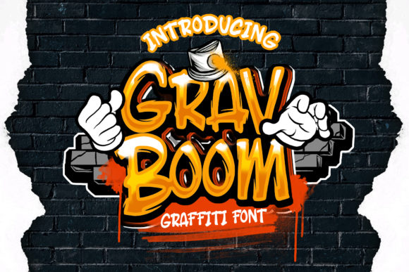Grav Boom Font for Creative Product Designs