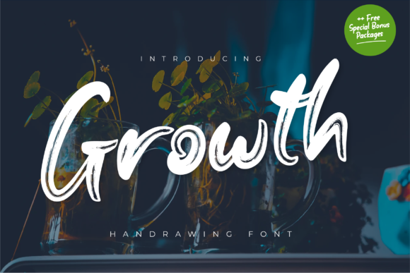 Growth Font for Editorial Design