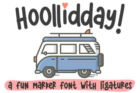 Hoollidday Font: A Quirky Display Typeface for Bold Campaigns