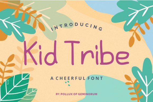 Kid Tribe Display Font for Editorial Design