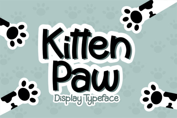 Kitten Paw Font for Bold Branding and Creative Design Projects