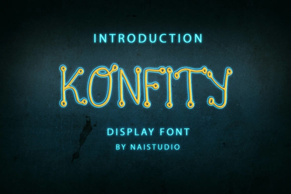 Konfity Display Font Brings Creativity to Life