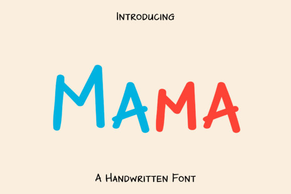 Mama Display Font for Bold Campaign Design