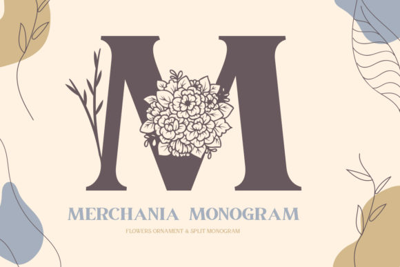 Merchania Monogram Font for Creative Branding Projects