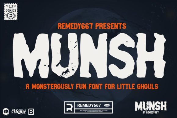 Munsh Display Font for Bold Editorial Design