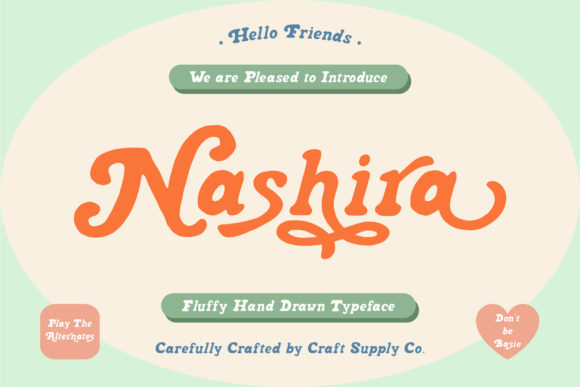 Nashira Display Font for Editorial Design