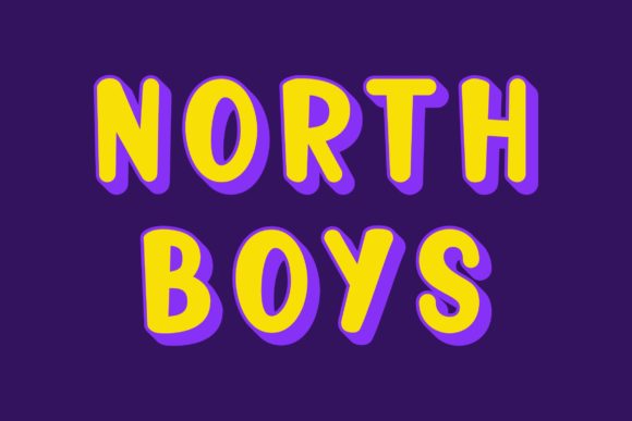 North Boys Font: A Bold Display Typeface for Memorable Branding