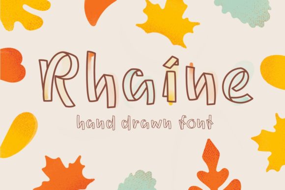 Rhaine Display Font for Small Business Branding