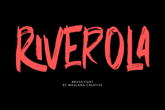 Riverola Display Font for Creative Product Design