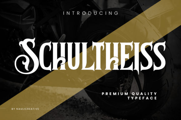 Schultheiss: The Unique Display Font for Standout Branding