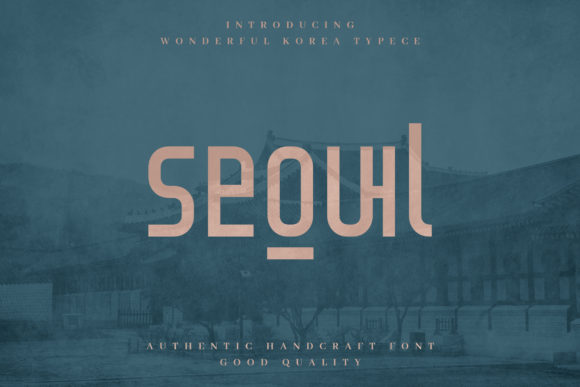 Seoul Font: A Bold Display Typeface for Craft Creators