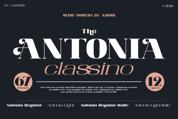 The Antonia Font: A Simple Change for a Stunning Brand Boost