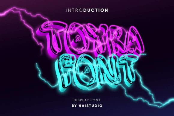 Toyra Font: A Playful Display Typeface for Creative Branding