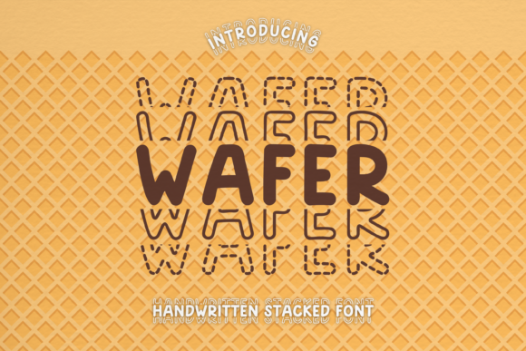 Wafer Font: A Minimalist Display Type for Modern Design